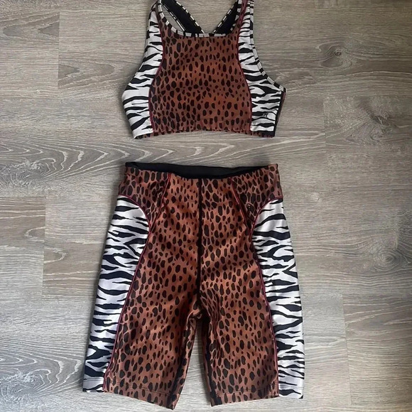 GOOD AMERICAN The Electric Feel Bike Short set - Picture 2 of 13